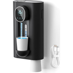 Sessleger für Badezimmer, 540 ml, automatischer ohne , mit magnetischen Tassen, Schwarz