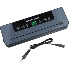 Focenat Vacuum Sealer with 10 Vacuum Bags, Vacuum Sealer for Food, Vacuum Sealer with Cutter, Foil Welding Devices for Food, 30 cm Long and Stable Weld Seam