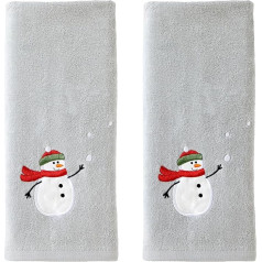 SKL Home Snowman with Snowballs Towel Set