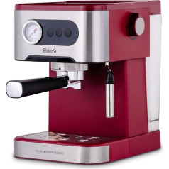 XSQUO Useful Tech Espresso and Cappuccino Coffee Maker 1350W 20 Bar Swivel Steamer Thermoblock System for Fast Heating Vital Espresso Robusta