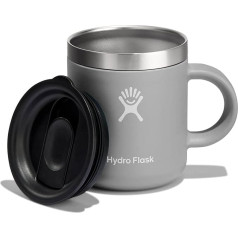 HYDRO FLASK - Coffee Mug 177 ml (6 oz) - Vacuum Insulated Stainless Steel Thermal Mug - Insulated Mug with Handle & Plug Lid - Travel Mug - Dishwasher Safe Coffee Mug - Birch