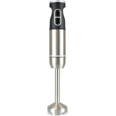 KitchenPerfected E5024SS 700W Variable Speed Stainless Steel Hand Blender 15 Speed Turbo Long Life Motor for Soup or Baby Food