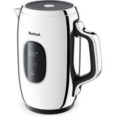 Tefal KI883D Majestuo Kettle | Intuitive Control Panel | 9 Temperatures | Double Layer Design | Keep Warm Function | Removable Anti-limescale Filter | Water Level Indicator | Stainless Steel