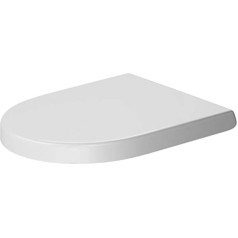 Duravit 0069810000 Toilet seat without SoftClose hinges stainless steel, white