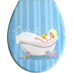 ADOB thermoset toilet seat Bath with Slow-Close Mechanism, Removable for Cleaning, 59882