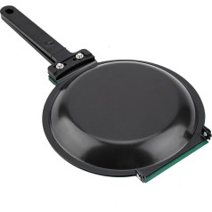 Reversible Pan, Double-Sided Frying Pan, Coating Double Grill Pan, Non-Stick Sauce Pan, Ceramic Coating, Flip Frying Pan, Pancake Her, Household Kitchen, Cookware