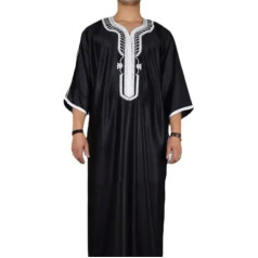 Greatfool Kaftan Men's Prayer Clothing for Men with Premium Quality Processes Elegant and Traditional Abaya Men Arabic Clothing Men