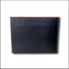 Evanmore Kitchen Storage Containers Bread Bin Biscuit Tin Tea Coffee Sugar Tins Pasta Tin (Bread Box)