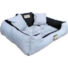 Suņu gulta 145 x 115 gaiši pelēka KingDog