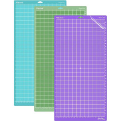 VIKDOOK Cutting Mat for Cricut Maker 3/Maker/Explore 3/Air 2/Air/One 12 x 24 60.5 x 30.5 Variety Grip Large Adhesive Light Standard Strong Grip Mat for Cricut Accessories