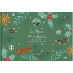 Alpi Nature Spice Advent Calendar 2024, Christmas Spice Gift Set, Christmas Calendar 2024, Organic Spice Mixes in 24 Glasses, Organic Spices Set, Spices for Cooking, Advent Calendar