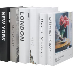 Fashion Decorative Book, Hard Cover, Modern Decorative Books, Fake Props, Fashion Book Decor, Stacked Decorations, Decorative Books for Home Decor, Bookcase, Coffee Table,