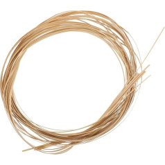 Lurrose 4 Rolls Beard Table Bar Counter Bamboo Cane Flower Basket Making Metre Reed Flat Spool Basket Weaving Reed Basket Weaving Reed Basket Weaving Basket Weaving Bamboo Strips for Weaving