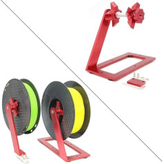 Befenybay 3D Printer Filament Holder with Base for Concentric Coil Filament Holder for PLA/ABS/Nylon/Wood/TPU/Other 3D Printing Material (Concentric Coil with Base)