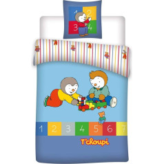 Aymax T'Choupi Children's Duvet Cover 140 x 200 cm + Pillowcase