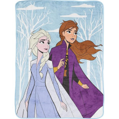 Jay Franco Disney Frozen Sisters Together 130 cm x 150 cm Super Soft Blanket