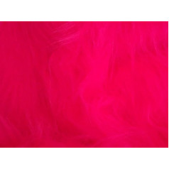Long Pile Fun Faux Fur Fabric Material - Cerise Pink