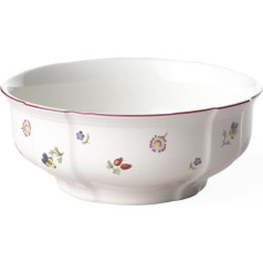 Villeroy & Boch Petite Fleur Premium Porcelain Round Bowl, 21 cm, White