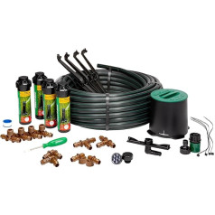 Rain Bird 32U In-Ground Pro Rotor Pop-Up Sprinkler System Kit with Click-N-Go Garden Hose Connector