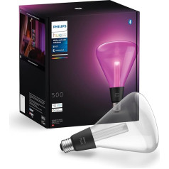 Philips Hue Lightguide Smart Lamp, Triangle Shape, White and Coloured Light, Bluetooth Compatible, Voice Control with Alexa, Apple Home and Google Assistant