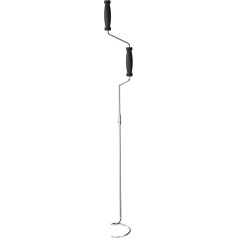 Compost Turner, Compost Aerator Tool - Manual Stainless Steel Compost Mixing Tool - Heavy Duty Compost Crank Turn for Efficient Soil Loosening for Small Yards and Outdoor Use