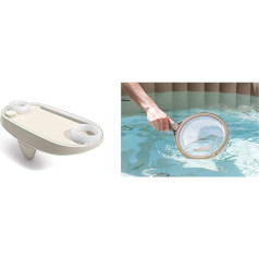 Intex 28520 Spa Holder with Light & 28004 PureSPA Cleaning Kit