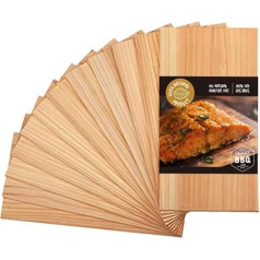 Langxinese Cedar Boards for Grilling Salmon, 11