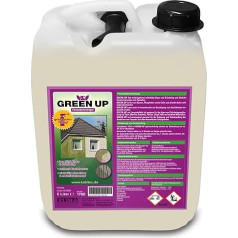 KABITEC Green UP Facade Cleaner, Green Growth Remover, Algae Remover with Long-Lasting Effect, Fog Stain Remover, Ready to Use, 5 Litre Canister