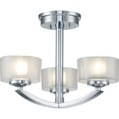 Licht-Erlebnisse Bathroom Ceiling Light with 3x G9 LED IP44 B: 16