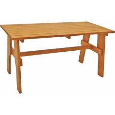 DEGAMO Freital Garden Table 72 x 150 cm Solid Pine Impregnated