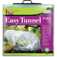 Haxnicks Etun040101 Easy Poly Tunnel, White, 300x45x30 cm