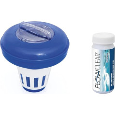 Bestway Flowclear™ Floating Set of 50 Test Strips | 16.5 cm Diameter | Clean and Crystal Clear Pool Water