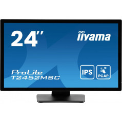 24 collu monitors t2452msc-b1ag 10 pt. poj,ips,hdmi,dp,2x1w,7h,2xusb, 400cd/m2,ag-(anti glare)