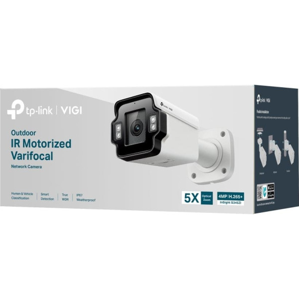 Camera insight s345zi vigi 4mp āra IR motorizētā varifokālā lodītes tīkla kamera
