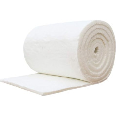 Jonoisax Insulation Cotton Ceramic Fibre Mat - High Temperature Insulation Fireproof High Temperature Boiler Insulation Cotton Fireproof Insulation Cotton Fireproof 40 mm