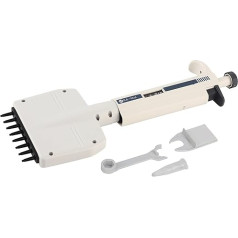 Micro Pipette, 8 Channels, Adjustable Volume, Manual Adjustable Pipette, Pipette Pipettes, Dropper Pipettes, Transfer Pipettes, 0.5-10μL, Laboratory Tool, Micropipette for Laboratory