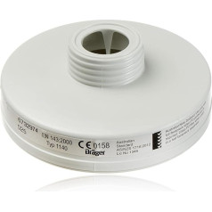Dräger X-plore Rd40 Particle Filter 1140 P3 R for Aerosols/Particles, Pack of 3, Replacement Filter for Full and Half Masks X-plore 4740 and 6300