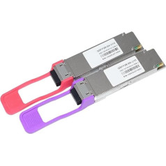 Hookurity 100GBASE-BX10 100G QSFP28 BIDI 10KM 20KM TX1331nm/RX1271nm PAM4 Einzelnes Lambda LC SMF 10km DDM Optisches Transceivermodul(1 Pair 10KM)