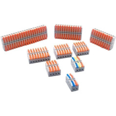 GYQYJPFZM Wire Connector, terminal, Splitter terminal, Screw Fixed Base, 1-12 bit Circuit optional, Guide Base optional(KV227B-6P)