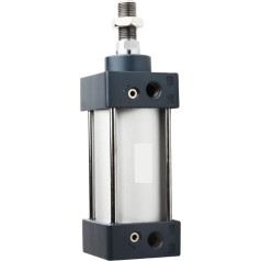 Pneumatik-Luftzylinder, Standard-Pneumatikzylinder SC32 / 40/50 / 63mm Hub 25/50/75/100/5/5/50/50mm Luftzylinder doppelt wirkende Pneumatikkolben für automatische Ausrüstung (Color : Stroke 350mm, S