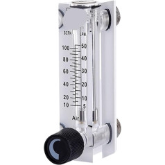 LZT-6T Panel Flüssigkeitsmesser Luftmassenmesser Rotameter 2-20 4-40 6-60 10-100LPH 10-70GPH 16-160 25-250 100-500 100-1000ml/min (6-60LPH)