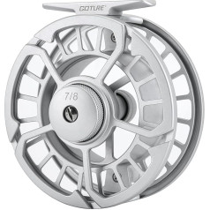 Goture Fly Fishing Reel 3/4 5/6 7/8 9/10WT Large Arbor Die Cast/CNC Machined Fly Reel, 2+1BB Aluminium Alloy Bass Trout Fly Reels