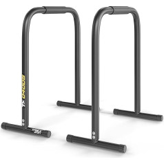 TREX SPORT Dip Bar TX-040DS Dip Station up to 200 kg, Height Adjustable, Calisthenics Equipment