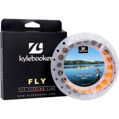 Kylebooker 30M Floating Fly Fishing Line with Welded Loop (3F, 4F, 5F, 6F, 7F, 8F)