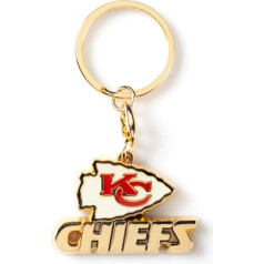 aminco NFL Kansas City Chiefs Heavyweight Unisex Adult Keyring, Red, 5