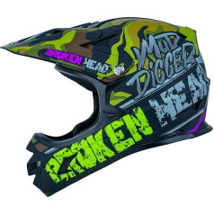 Broken Head Mud Digger Downhill Helmet & Mountain Bike Helmet - Full Face Bicycle Helmet for MTB, BMX, DH - Bike Helmet