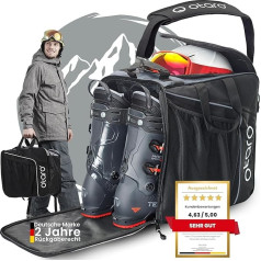 Otaro Ski Boot Bag with Helmet Compartment (Over 35,000 Satisfied Customers) Premium Ski Bag for Ski Boots | Also as Ice Skate Bag or Inline Bag | Ski Bag, Ski Bag Set, Ski Boot Bags