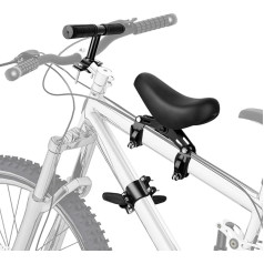 Fuutilake Mountain Bike Child Seat, Front-Mounted Bicycle Seats for Children 2-6 Years, Removable Children's Bicycle Seat with Armrest Frame Set, Compatible with All Adult Mountain Bikes