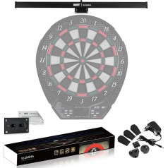 ONE80 Dartscheibe Beleuchtung Dart Illumina LED Beleuchtung für Dartscheibe Kork Dartscheibe Elektronisch Dartboard licht System Dartboard Beleuchtung System mit gebrandetem kleinen