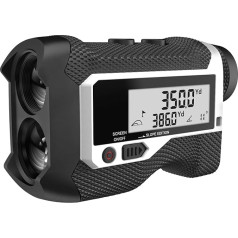 MiLESEEY Golf Laser Rangefinder Hunting 800 m with Tilt Switch, Flag Lock & Vibration, Tripod Mount, 2 Inch LCD Display, ± 0.5 m Accuracy, Continuous Scan, Outdoor Range Finder